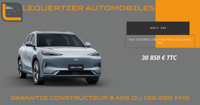 GEELY E5 218CH 60,22KWH PRO